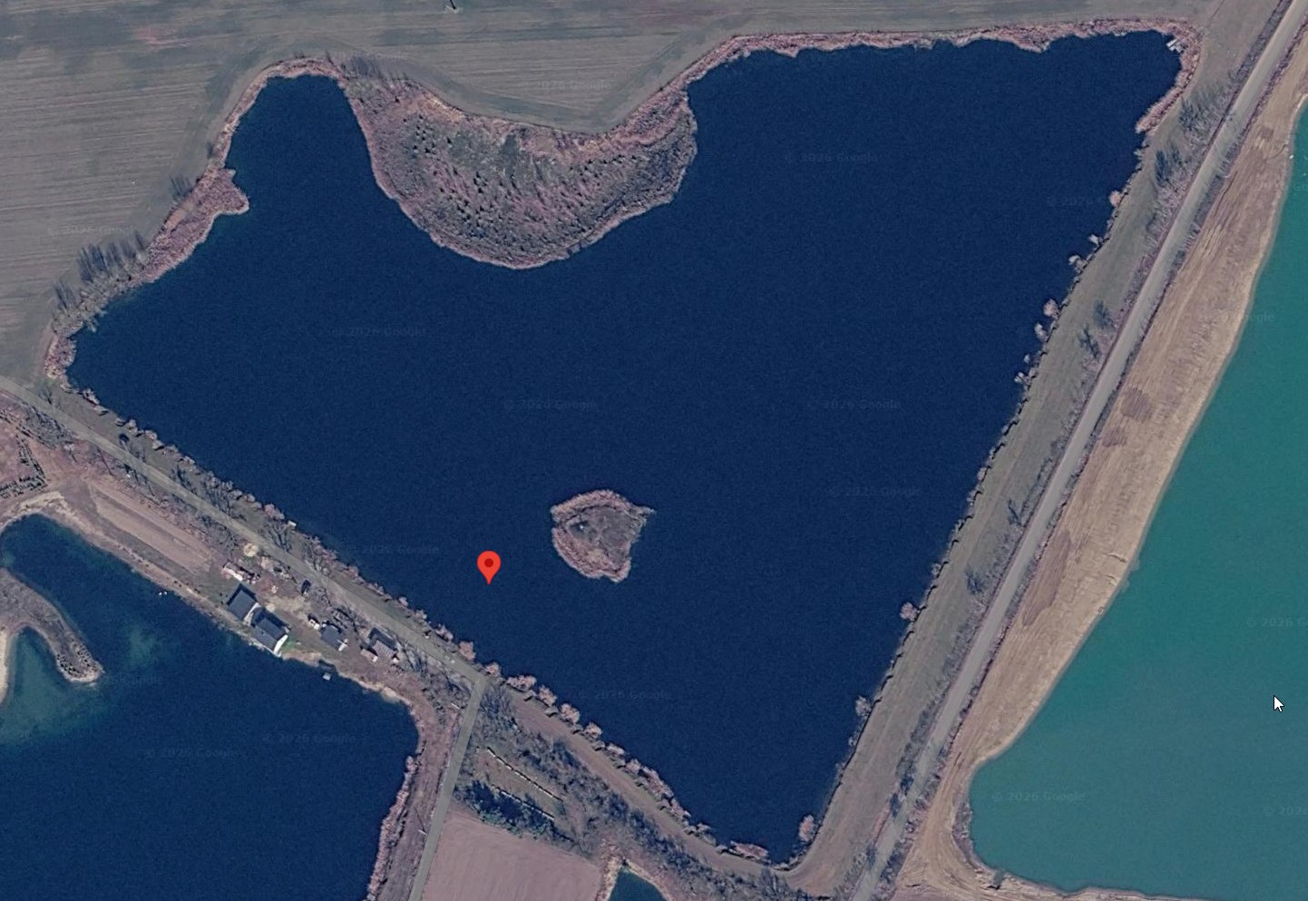 Mapa stanowisk Łowisko pod Dębami
